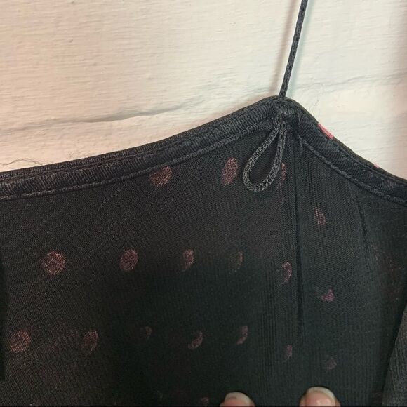 Bec + Bridge Kylie Satin Wrap Midi Pink Polka Dot Q15 - Picture 10 of 12